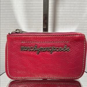 Marc by Marc Jacobs Red Leather Wallet